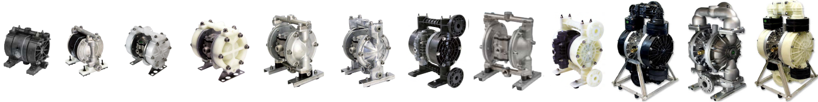 Pompes pneumatiques à double membrane